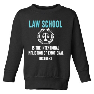 Law School Student Aspiring Future Attorney Lawyer Toddler Sweatshirt