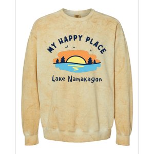 Lake Sun Summer Ocean Beach Colorblast Crewneck Sweatshirt