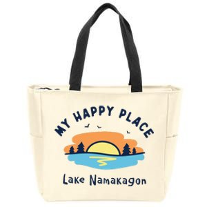 Lake Sun Summer Ocean Beach Zip Tote Bag