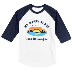 Lake Sun Summer Ocean Beach Baseball Sleeve Shirt