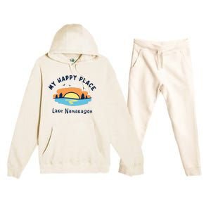 Lake Sun Summer Ocean Beach Premium Hooded Sweatsuit Set