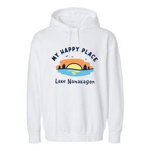 Lake Sun Summer Ocean Beach Garment-Dyed Fleece Hoodie