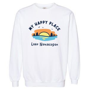 Lake Sun Summer Ocean Beach Garment-Dyed Sweatshirt