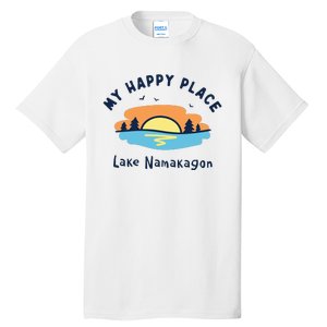 Lake Sun Summer Ocean Beach Tall T-Shirt