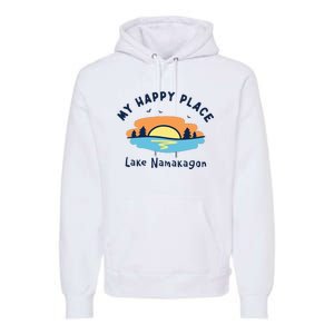 Lake Sun Summer Ocean Beach Premium Hoodie