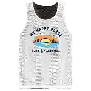 Lake Sun Summer Ocean Beach Mesh Reversible Basketball Jersey Tank