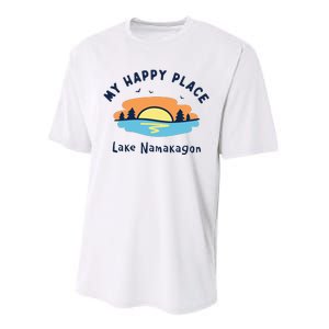 Lake Sun Summer Ocean Beach Performance Sprint T-Shirt