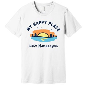 Lake Sun Summer Ocean Beach Premium T-Shirt