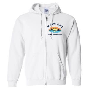 Lake Sun Summer Ocean Beach Full Zip Hoodie