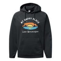 Lake Sun Summer Ocean Beach Performance Fleece Hoodie