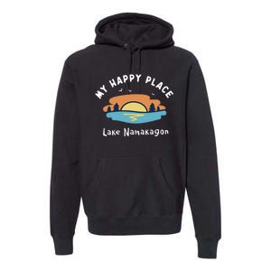 Lake Sun Summer Ocean Beach Premium Hoodie