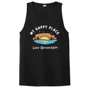 Lake Sun Summer Ocean Beach PosiCharge Competitor Tank