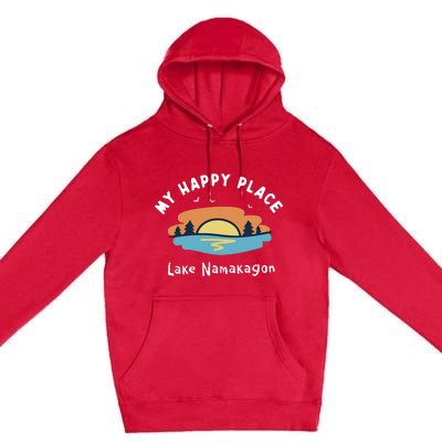 Lake Sun Summer Ocean Beach Premium Pullover Hoodie