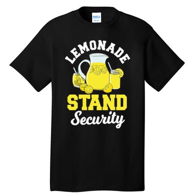 Lemonade Stand Security Lemon Juice Citrus Summer Drink Tall T-Shirt