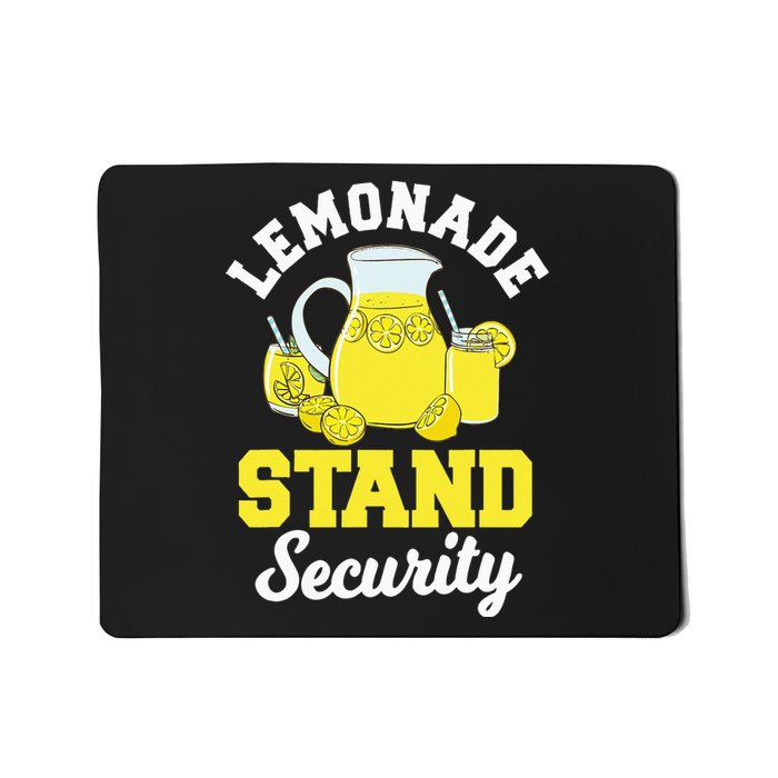 Lemonade Stand Security Lemon Juice Citrus Summer Drink Mousepad