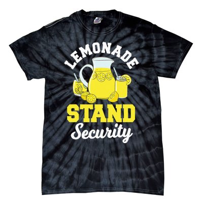 Lemonade Stand Security Lemon Juice Citrus Summer Drink Tie-Dye T-Shirt