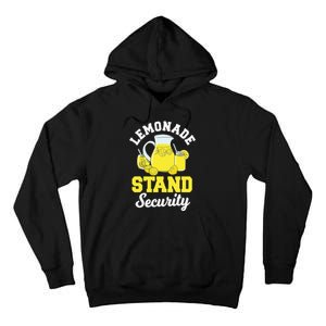 Lemonade Stand Security Lemon Juice Citrus Summer Drink Tall Hoodie