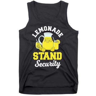 Lemonade Stand Security Lemon Juice Citrus Summer Drink Tank Top