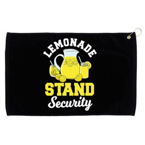 Lemonade Stand Security Lemon Juice Citrus Summer Drink Grommeted Golf Towel