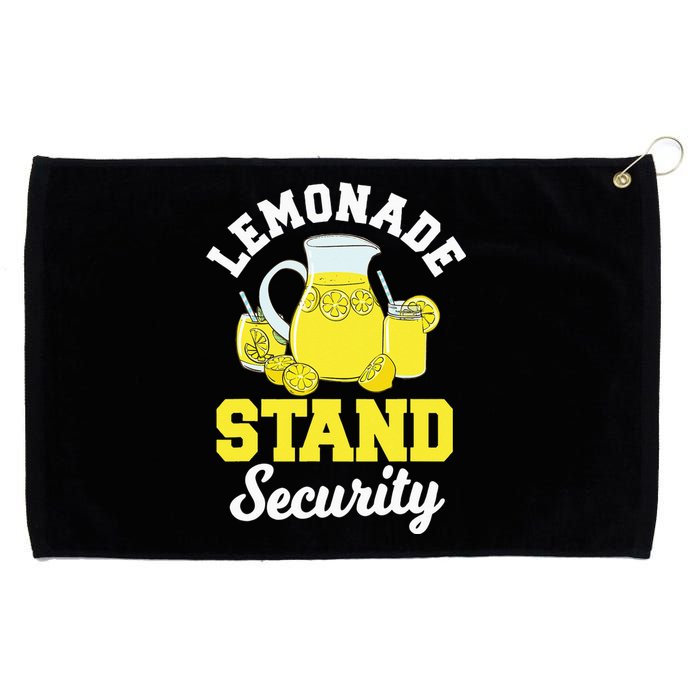 Lemonade Stand Security Lemon Juice Citrus Summer Drink Grommeted Golf Towel