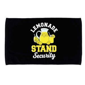 Lemonade Stand Security Lemon Juice Citrus Summer Drink Microfiber Hand Towel