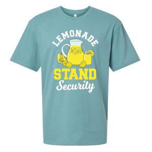 Lemonade Stand Security Lemon Juice Citrus Summer Drink Sueded Cloud Jersey T-Shirt