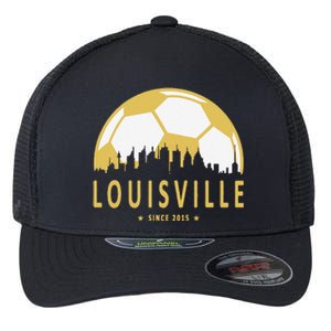 Louisville Soccer Since 2015 Gift Flexfit Unipanel Trucker Cap