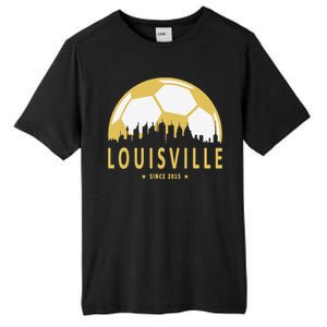 Louisville Soccer Since 2015 Gift Tall Fusion ChromaSoft Performance T-Shirt