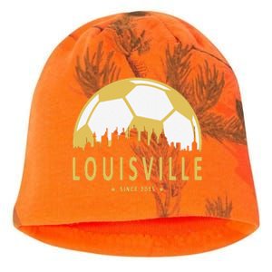 Louisville Soccer Since 2015 Gift Kati - Camo Knit Beanie