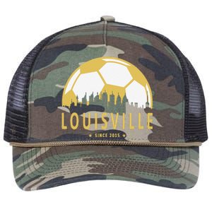 Louisville Soccer Since 2015 Gift Retro Rope Trucker Hat Cap