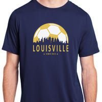 Louisville Soccer Since 2015 Gift Adult ChromaSoft Performance T-Shirt