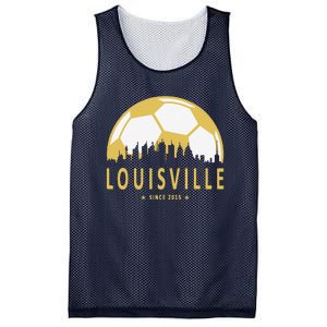 Louisville Soccer Since 2015 Gift Mesh Reversible Basketball Jersey Tank