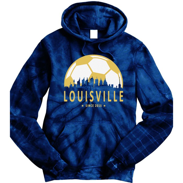 Louisville Soccer Since 2015 Gift Tie Dye Hoodie