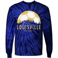 Louisville Soccer Since 2015 Gift Tie-Dye Long Sleeve Shirt