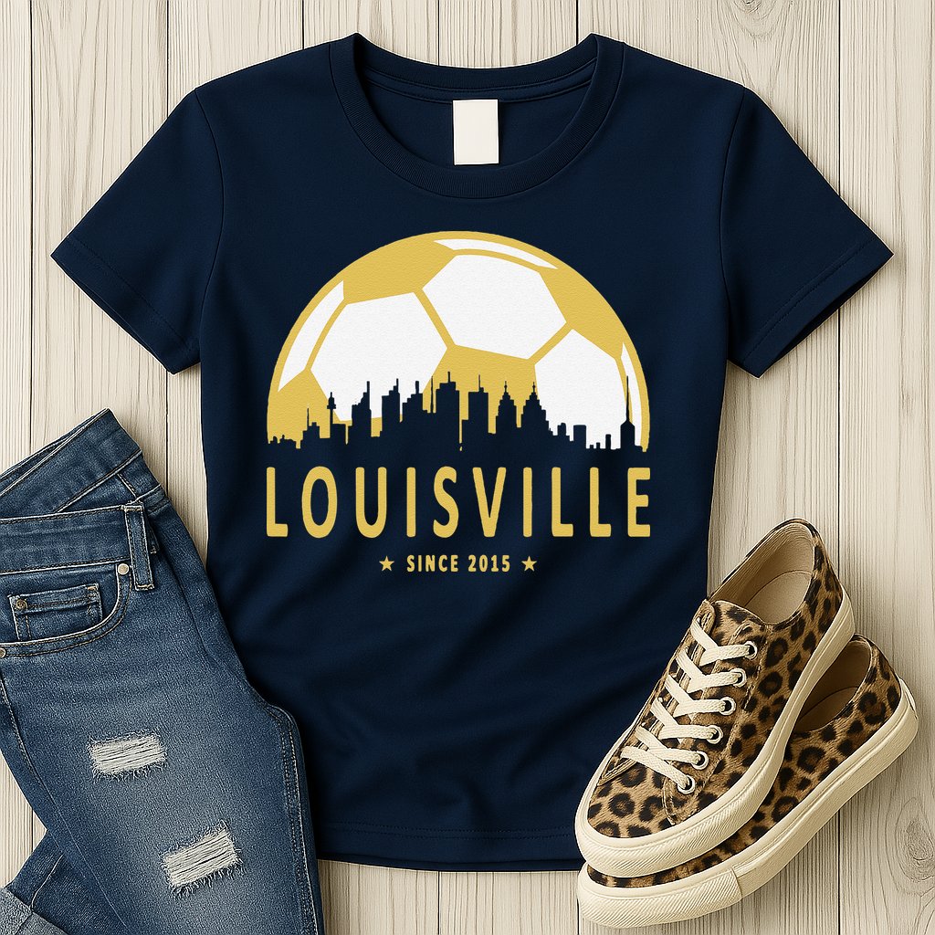 Louisville Soccer Since 2015 Gift Womens T-Shirt