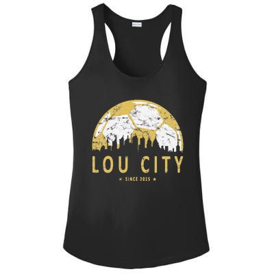 Louisville Soccer Since 2015 Gift Ladies PosiCharge Competitor Racerback Tank