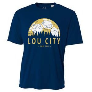 Louisville Soccer Since 2015 Gift Cooling Performance Crew T-Shirt