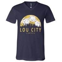 Louisville Soccer Since 2015 Gift V-Neck T-Shirt