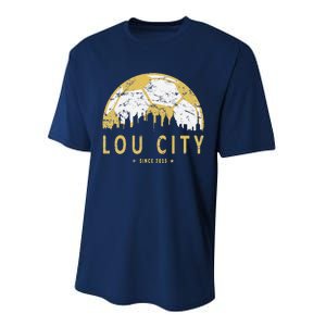 Louisville Soccer Since 2015 Gift Performance Sprint T-Shirt