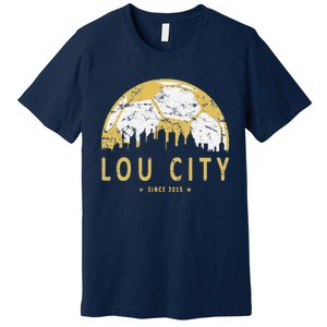 Louisville Soccer Since 2015 Gift Premium T-Shirt