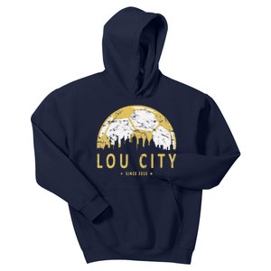 Louisville Soccer Since 2015 Gift Kids Hoodie