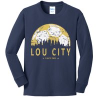 Louisville Soccer Since 2015 Gift Kids Long Sleeve Shirt