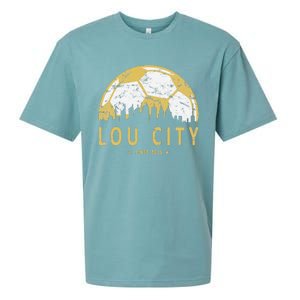 Louisville Soccer Since 2015 Gift Sueded Cloud Jersey T-Shirt