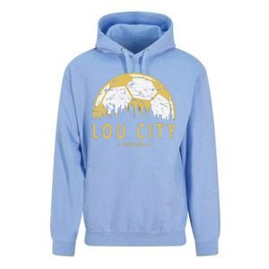 Louisville Soccer Since 2015 Gift Unisex Surf Hoodie