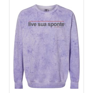 LIVE SUA SPONTE By LawPhrases Colorblast Crewneck Sweatshirt