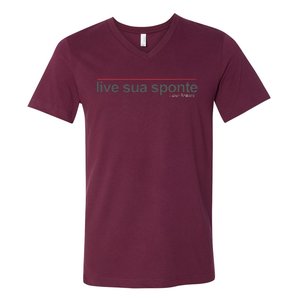 LIVE SUA SPONTE By LawPhrases V-Neck T-Shirt