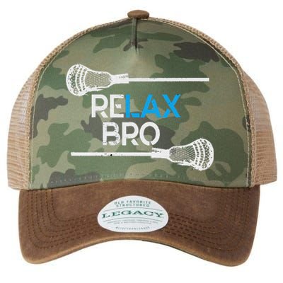 Lacrosse Sport Stick Funny Lax Player Love Legacy Tie Dye Trucker Hat