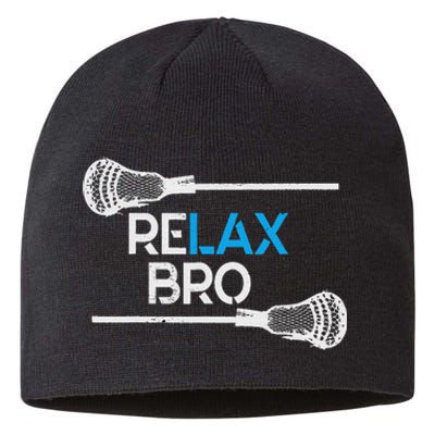 Lacrosse Sport Stick Funny Lax Player Love Sustainable Beanie