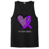 Leopard SMA Syndrome Awareness Purple Ribbon Heart PosiCharge Competitor Tank