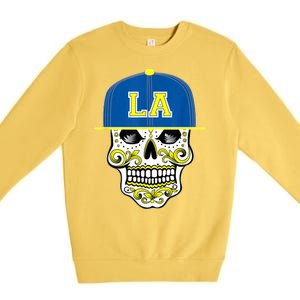 LA Sugar Skull Premium Crewneck Sweatshirt